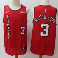 CJ McCollum Portland Trail Blazers Throwback Red Jersey