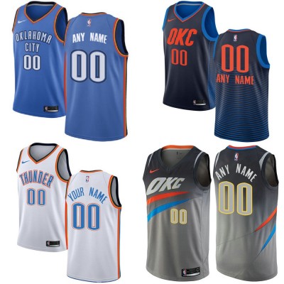 Oklahoma City Thunder Customizable Jerseys