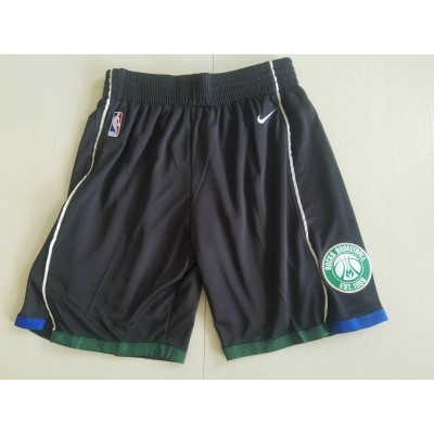 Milwaukee Bucks Black Basketball Shorts