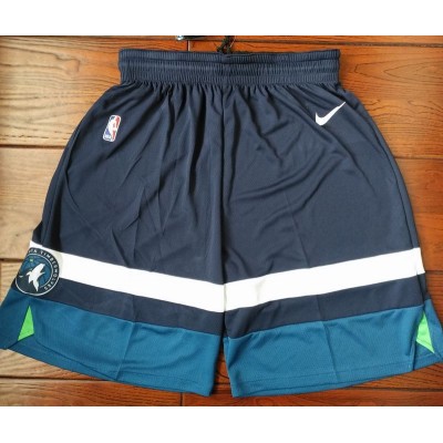 Minnesota Timberwolves Blue Basketball Shorts