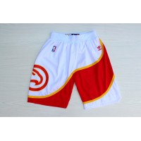 Atlanta Hawks Classic White Basketball Shorts