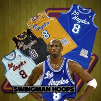 Kobe Bryant Los Angeles Lakers No.8 1960's Throwback Hardwood Classics Jerseys