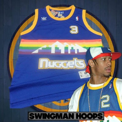 Allen Iverson Denver Nuggets Hardwood Classics Jersey