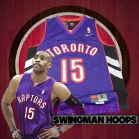 Vince Carter Toronto Raptors Purple Front Black Back Jersey