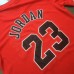 Michael Jordan Mitchell & Ness Chicago Bulls Red Sleeved Jersey - Super AAA