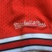 Michael Jordan Mitchell & Ness Chicago Bulls Red Sleeved Jersey - Super AAA