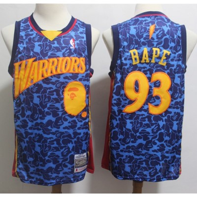 BAPE X Mitchell & Ness Special Edition Golden State Warriors Jersey - Swingman Version