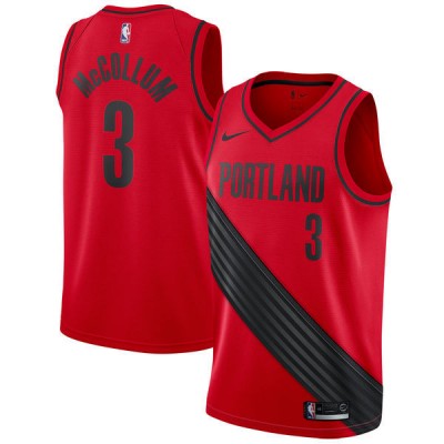 CJ McCollum Portland Trail Blazers Red Jersey