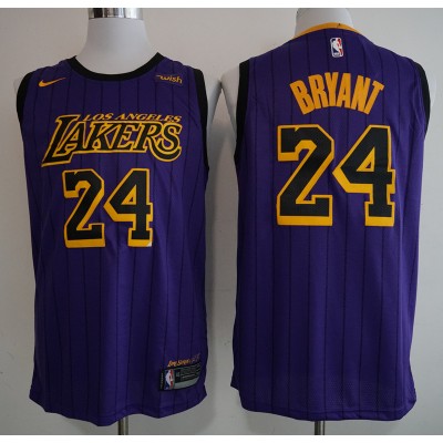 Kobe Bryant No.24 - 2018-19 Los Angeles Lakers City Edition Jersey