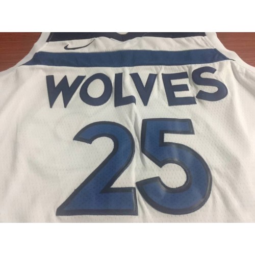 timberwolves white jersey