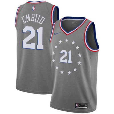 Joel Embiid 2018-19 Philadelphia 76ers City Edition Jersey