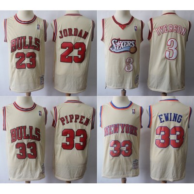 Classic Cream Mitchell & Ness Jerseys