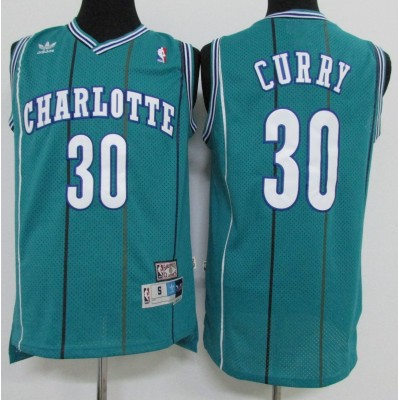 Dell Curry Charlotte Hornets Hardwood Classics Jersey