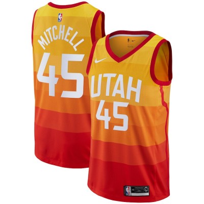 Donovan Mitchell Utah Jazz  2017-18 City Edition Jersey