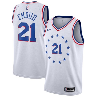 Joel Embiid 2018-19 Philadelphia 76ers Earned Edition Jersey Joel Embiid 2018-19 Philadelphia 76ers Earned Edition Jersey
